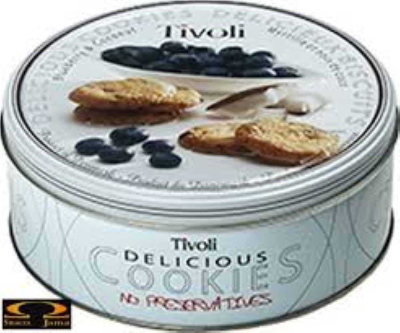 TIVOLI TIN BLUEBERRY & COCONUT 150G